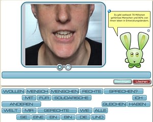 Lippenabseh-Spiel 1 Lippen-Abseh-Spiel