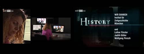 Referenzen - Lippenleser.de 1 Lippenleserin Judith Harter (Göller) während des Einsatzes in der ZDF-Sendung “History”, Referenzen