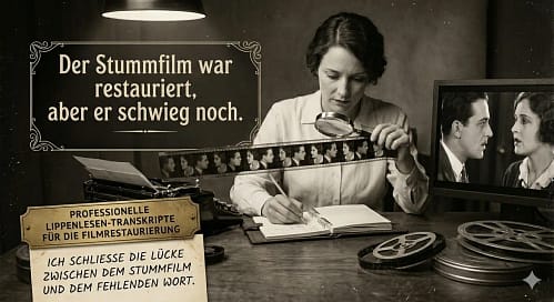 Der Stummfilm war restauriert, aber er schwieg noch