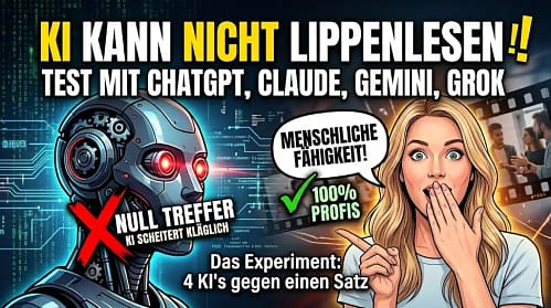 KI's können nicht lippenlesen. Der Beweis