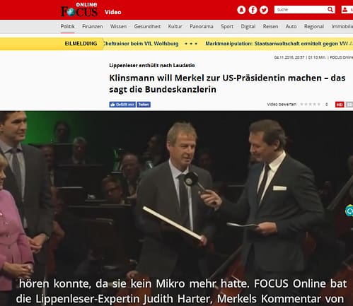 Focus Online Lippenleser